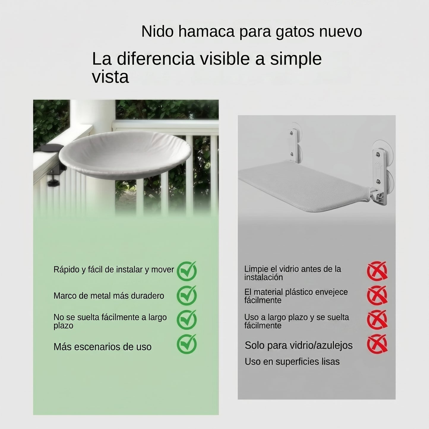 🙀 Cama Colgante para Gatos – El Rincón Favorito de tu Gato en Casa o en la Oficina