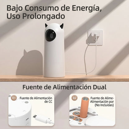 ✨ Juguete Láser LED Automático para Gatos: Caza, Salta y Enloquece – Diversión Inteligente Sin Parar