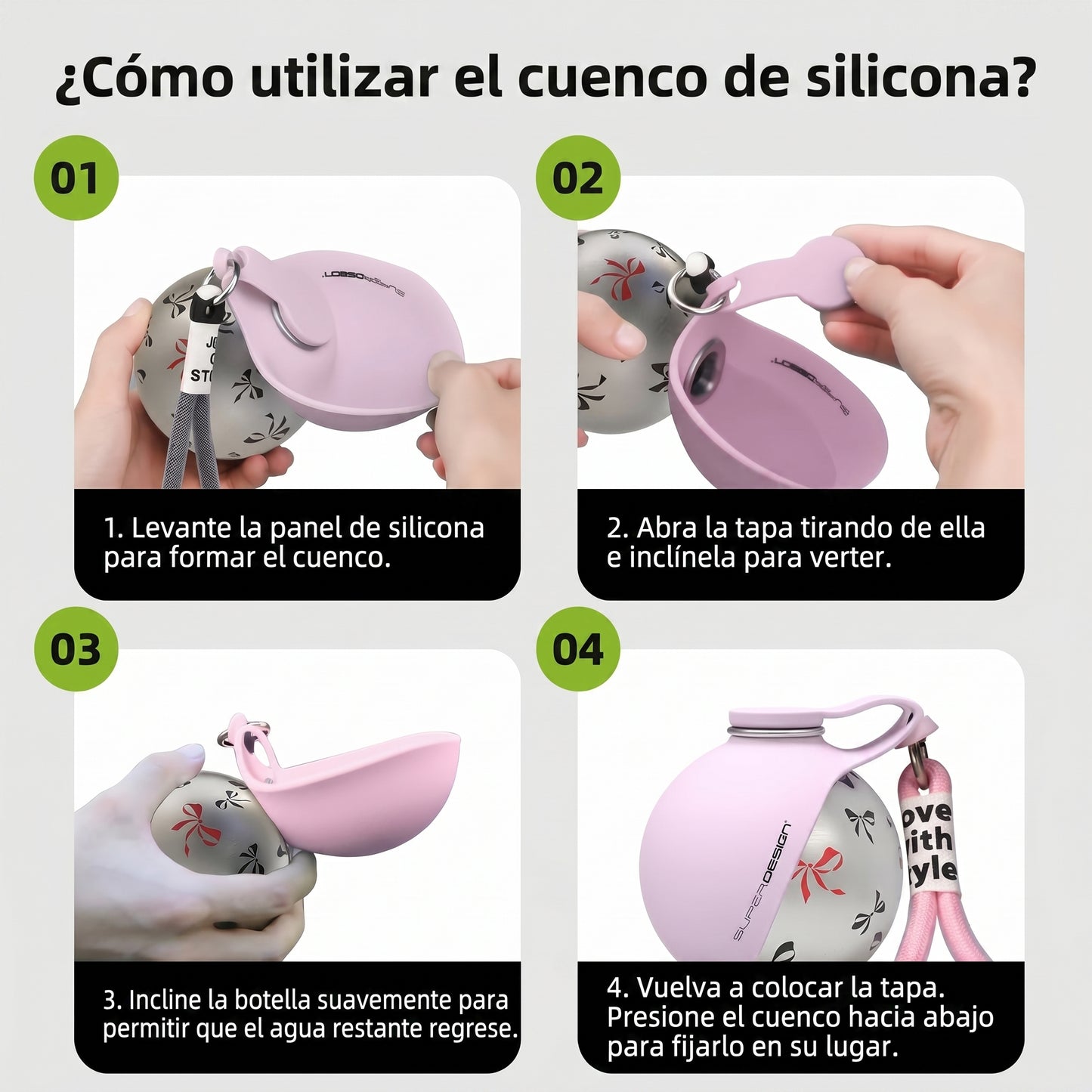 💧 Botella de Agua 2 en 1 para Perros: Hidratación Fácil en Cualquier Aventura – Antigoteo y Compacta